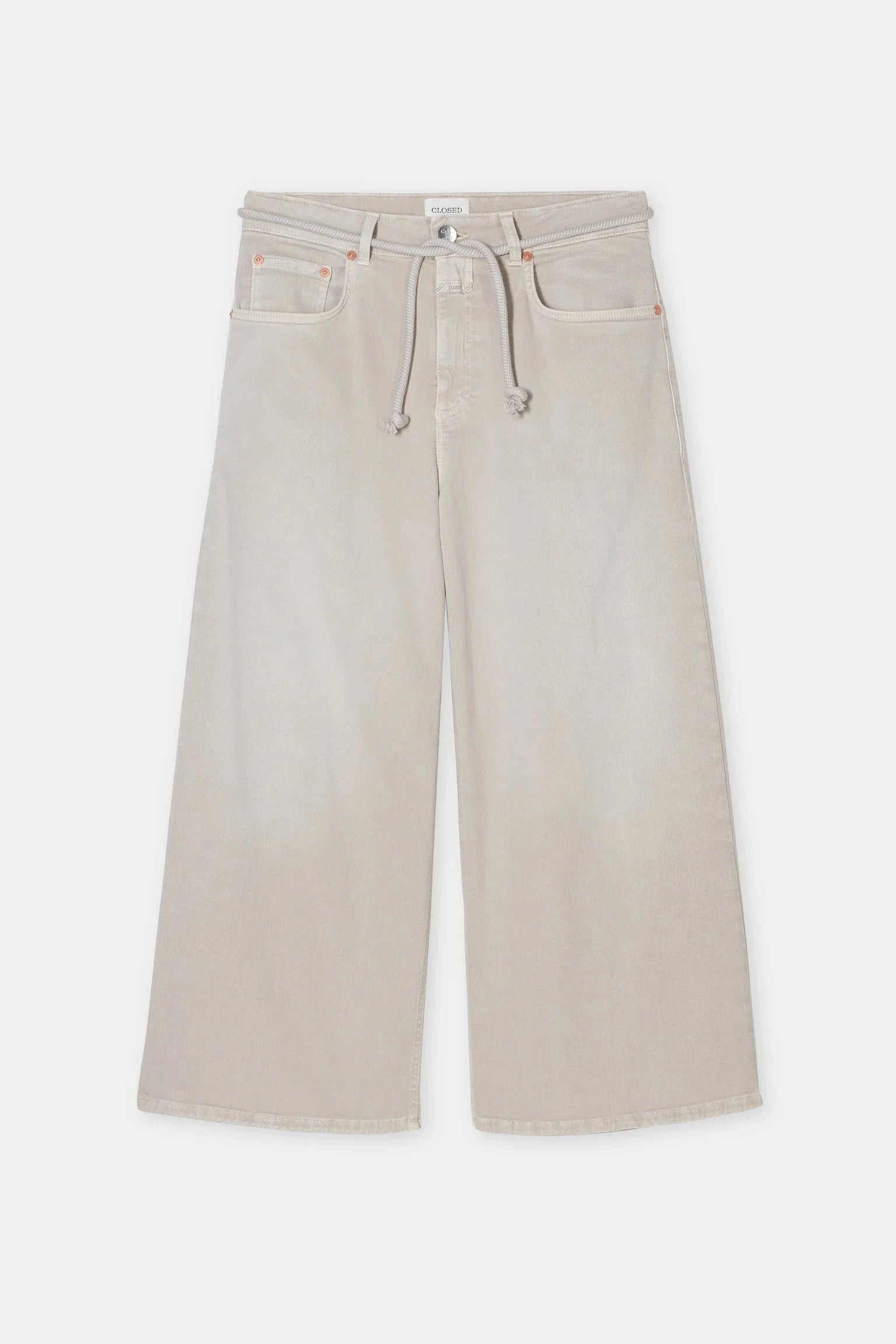 デニム・ジーパン CLOSED Lyna regenerative cotton jeans with Logo tag Beige Lyna regenerative cotton jeans with Logo tag CLOSED - Nugnes1920