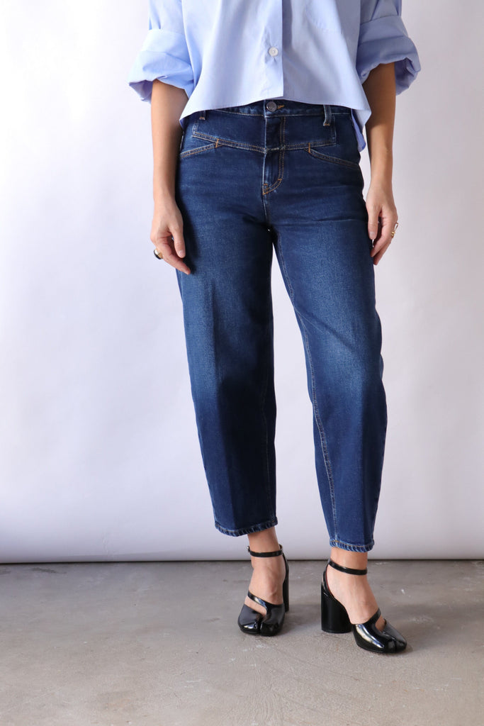 Closed Relaxed Jeans - Stover-X in Dark Blue Bottoms Closed 