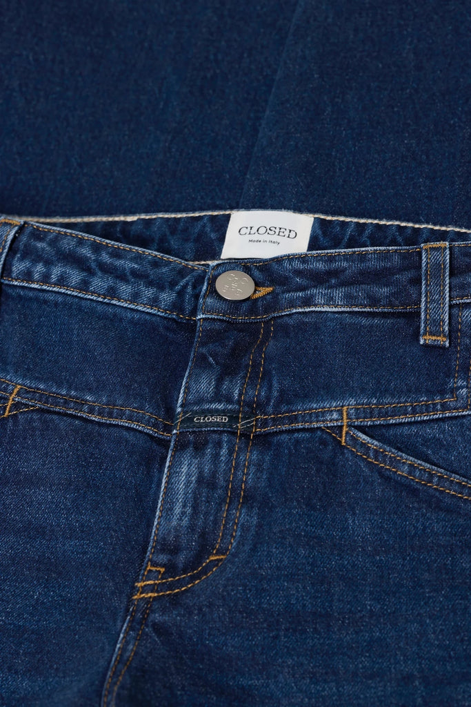 Closed Relaxed Jeans - Stover-X in Dark Blue Bottoms Closed 