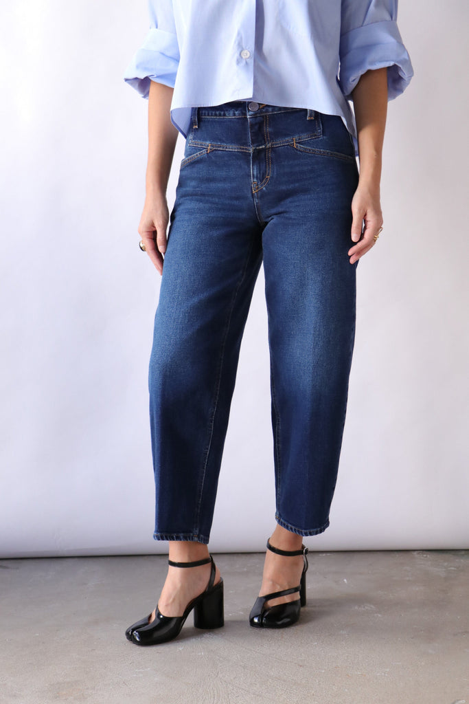 Closed Relaxed Jeans - Stover-X in Dark Blue Bottoms Closed 