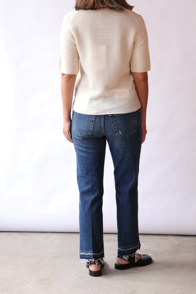 Closed Straight Jeans - Milo in Dark Blue Bottoms Closed 