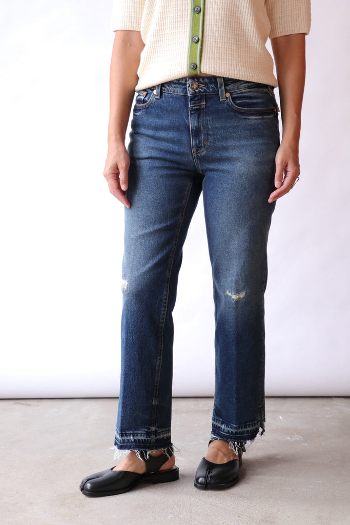 Closed Straight Jeans - Milo in Dark Blue Bottoms Closed 