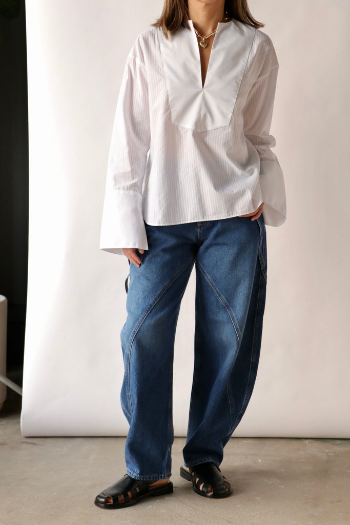 Closed Tunic Shirt in White tops-blouses Closed 