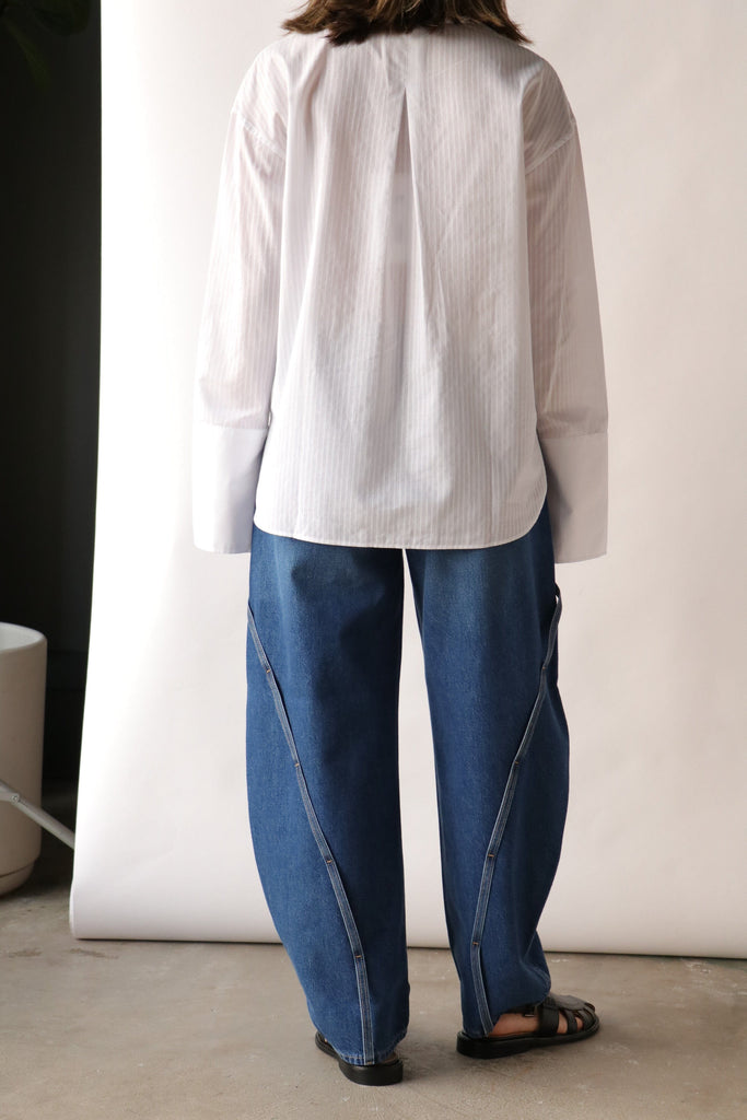 Closed Tunic Shirt in White tops-blouses Closed 