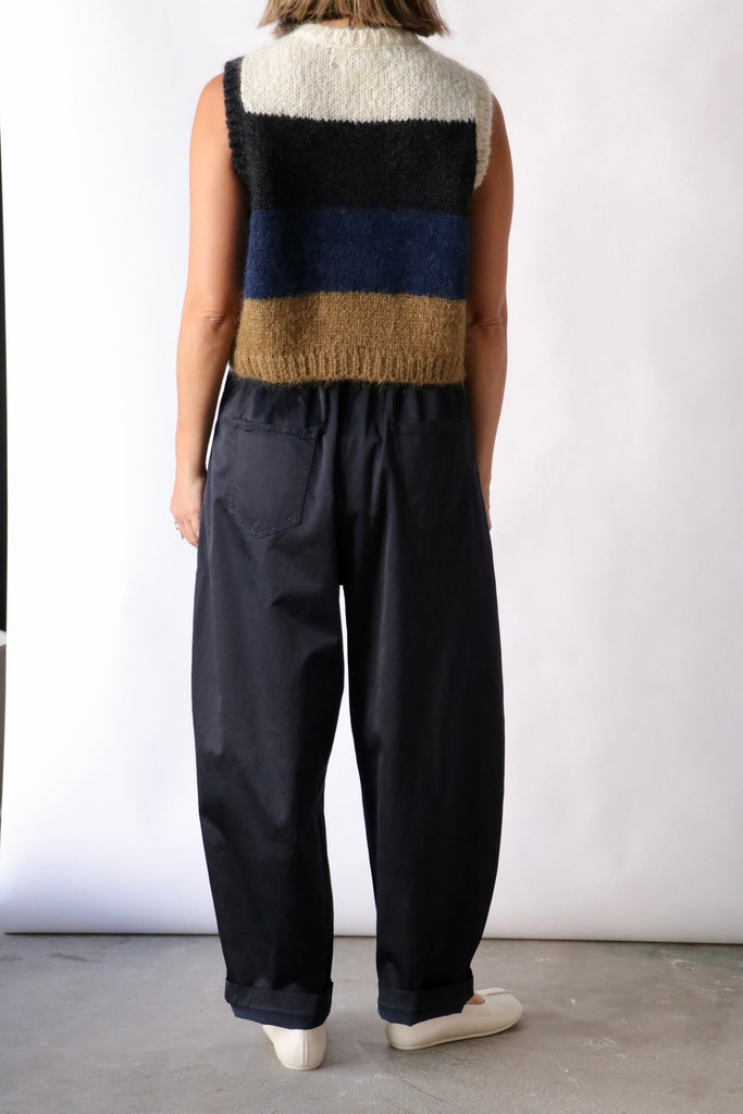 Cordera Alpaca & Mohair Striped Waistcoat Outerwear Cordera 