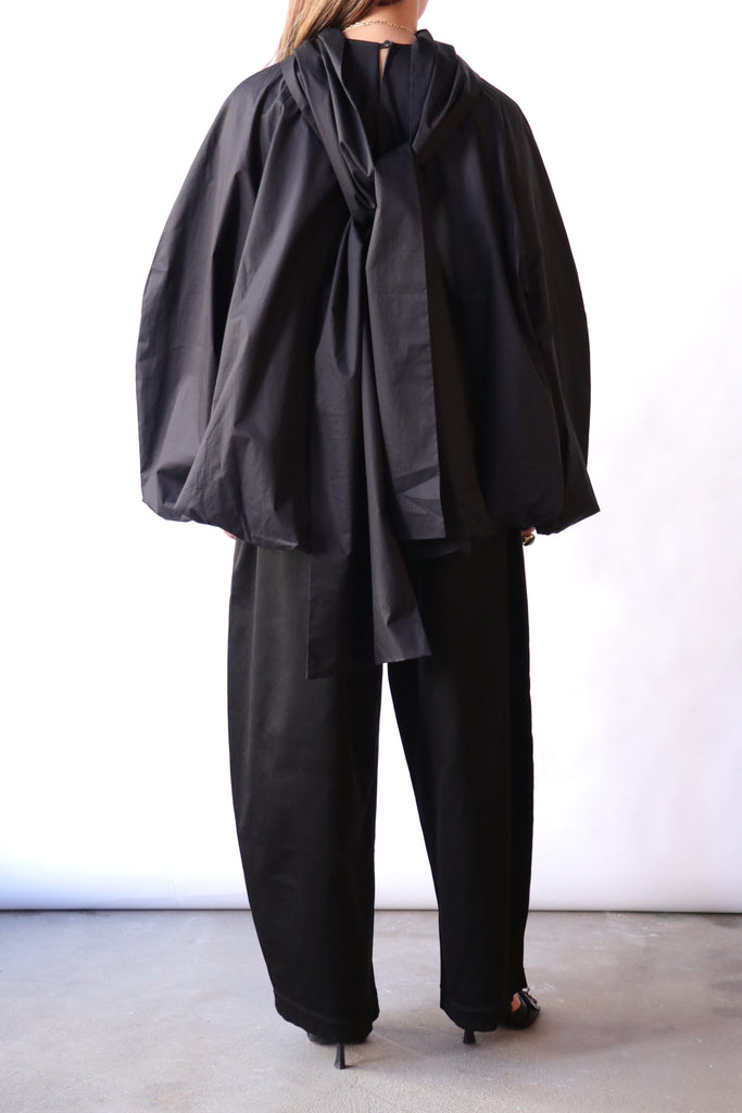 Cordera Bow Shirt in Black tops-blouses Cordera 