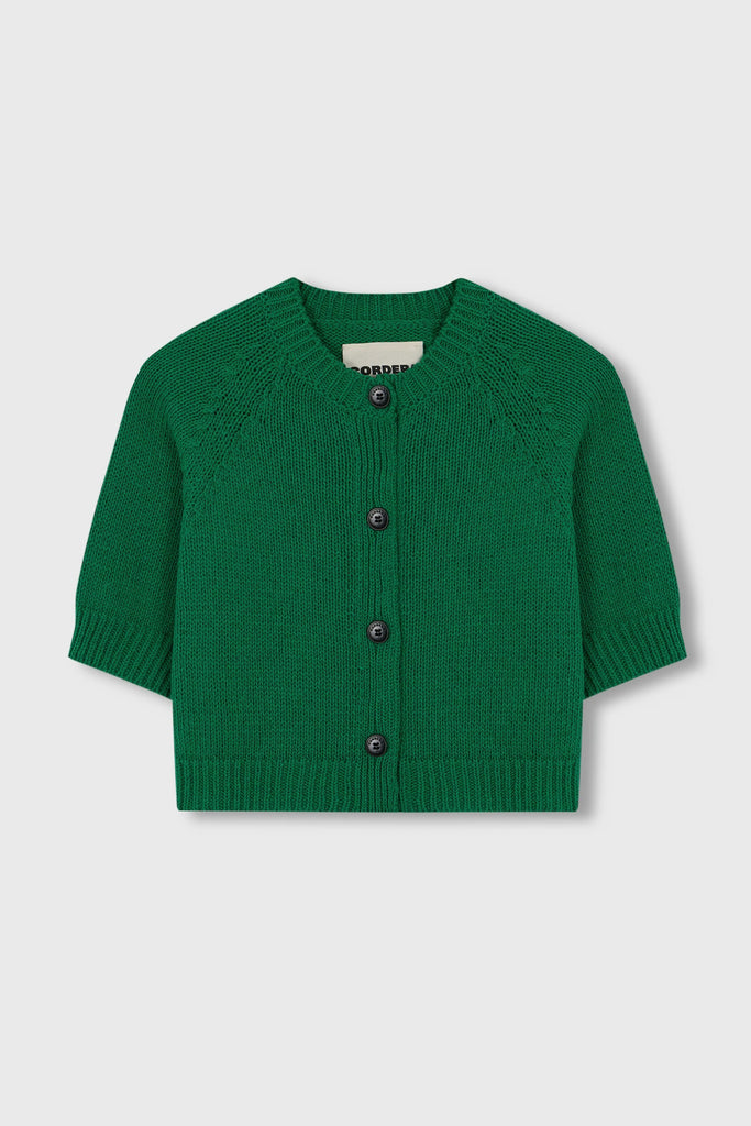 Cordera Cotton Buttoned Top in Pasto Knitwear Cordera 