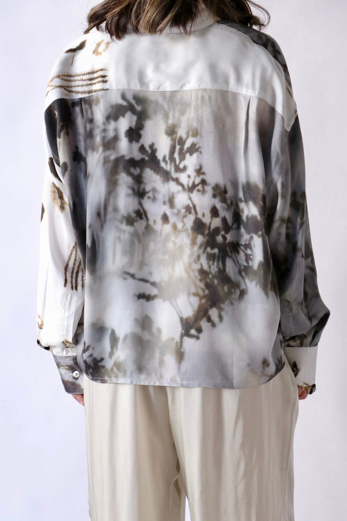 Cordera Printed Classic Shirt Bicolor tops-blouses Cordera 
