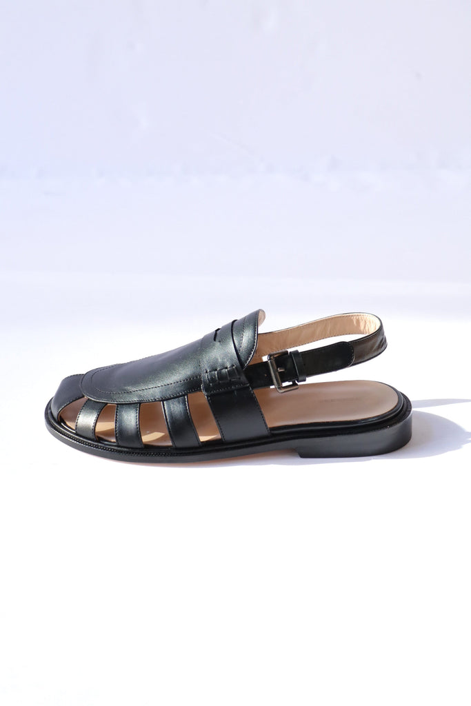 Cordera Slingback Loafers in Black Shoes Cordera 