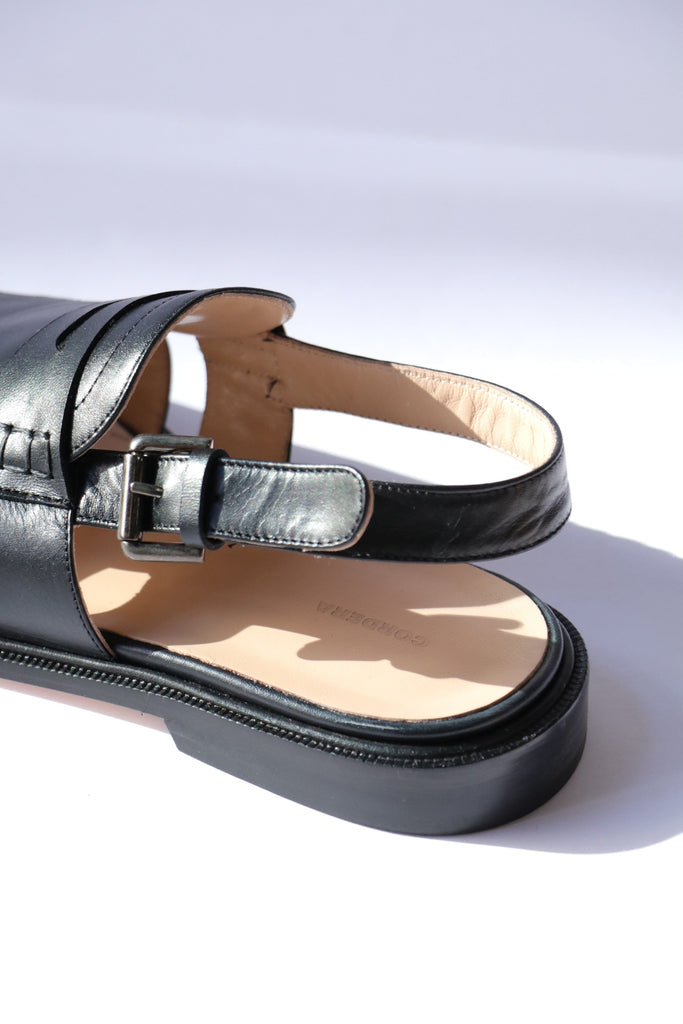 Cordera Slingback Loafers in Black Shoes Cordera 