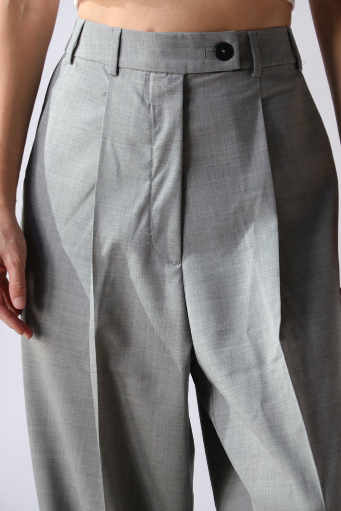 Cordera Tailoring Masculine Pants in Grey Bottoms Cordera 