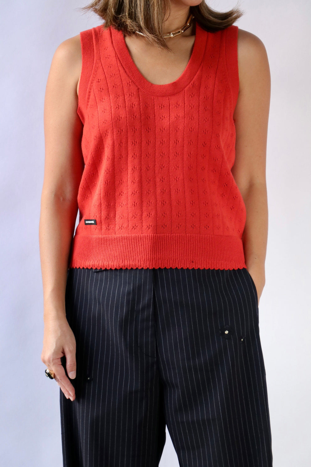 CORDERA コットンニットベスト Bshop（ビショップ）の「CORDERA | コットンニットベスト WOMEN