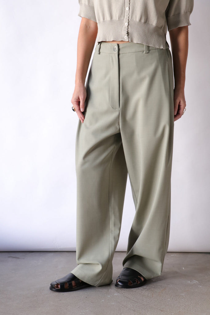 Cordera Wide Leg Pants in Salvia Bottoms Cordera 