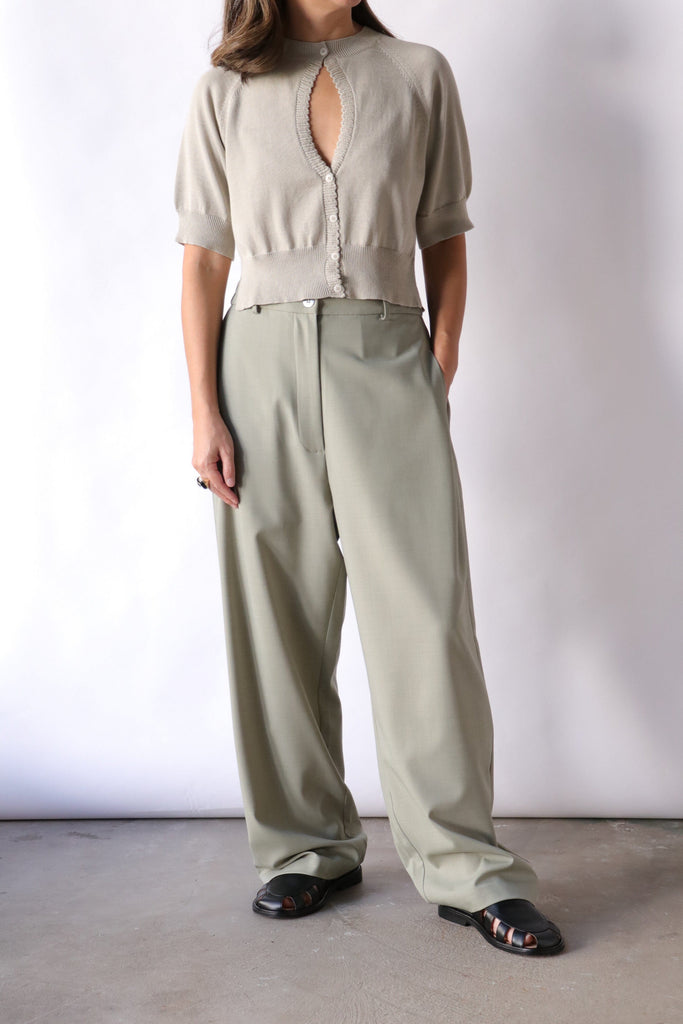 Cordera Wide Leg Pants in Salvia Bottoms Cordera 