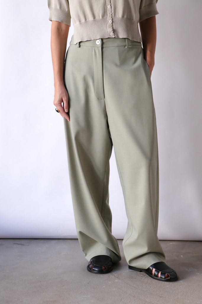 Cordera Wide Leg Pants in Salvia Bottoms Cordera 