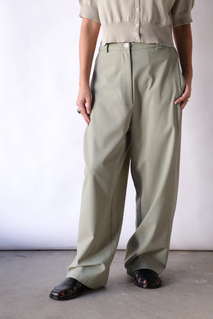 Cordera Wide Leg Pants in Salvia Bottoms Cordera 