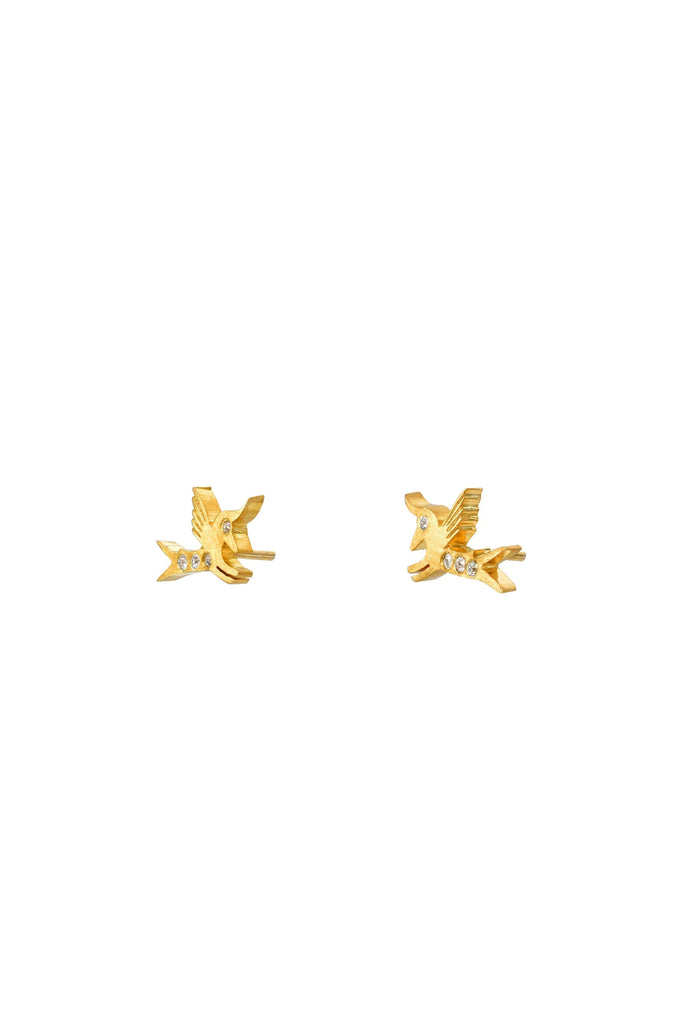 Darius Lovers Studs w/ Diamonds Jewelry Darius 