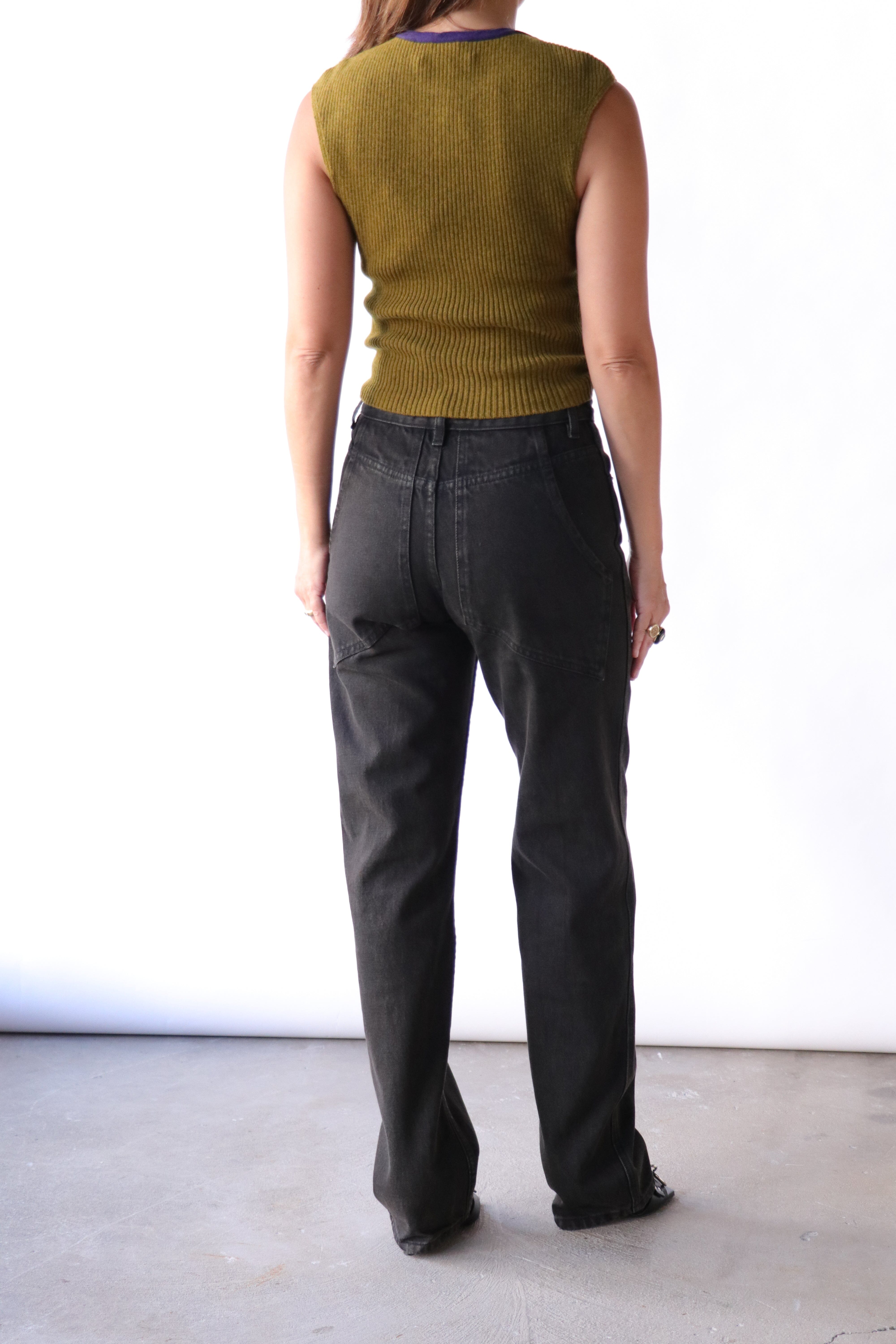 Eckhaus Latta Shadow Jean in Soot | WE ARE ICONIC