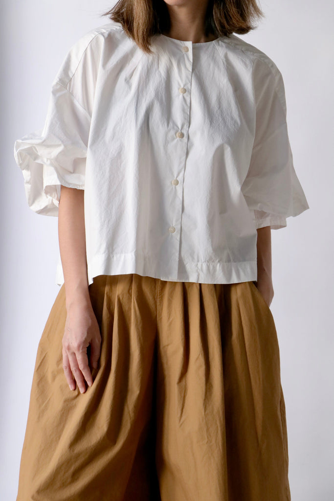 Fabiana Pigna Benben Blouse in White tops-blouses Fabiana Pigna 