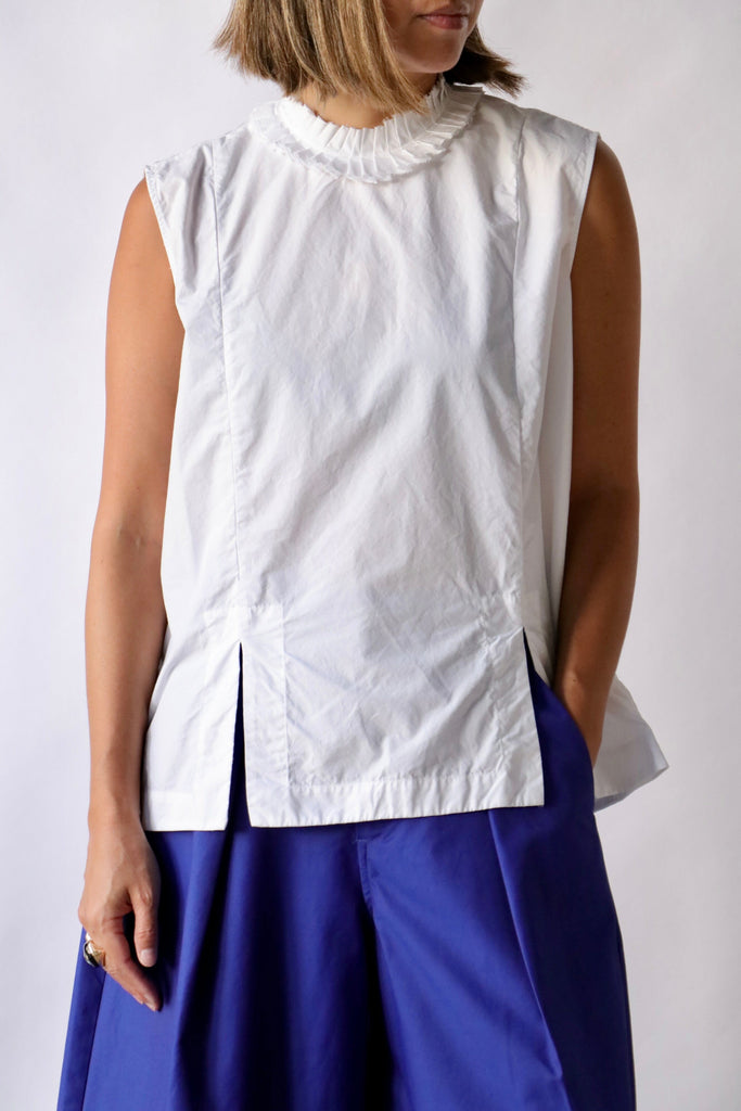 Fabiana Pigna Lombard Blouse in White tops-blouses Fabiana Pigna 