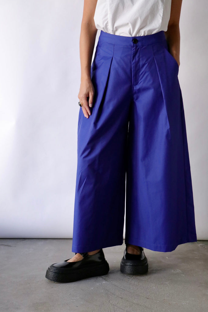 Fabiana Pigna Pliny Pant in Cobalt Bottoms Fabiana Pigna 