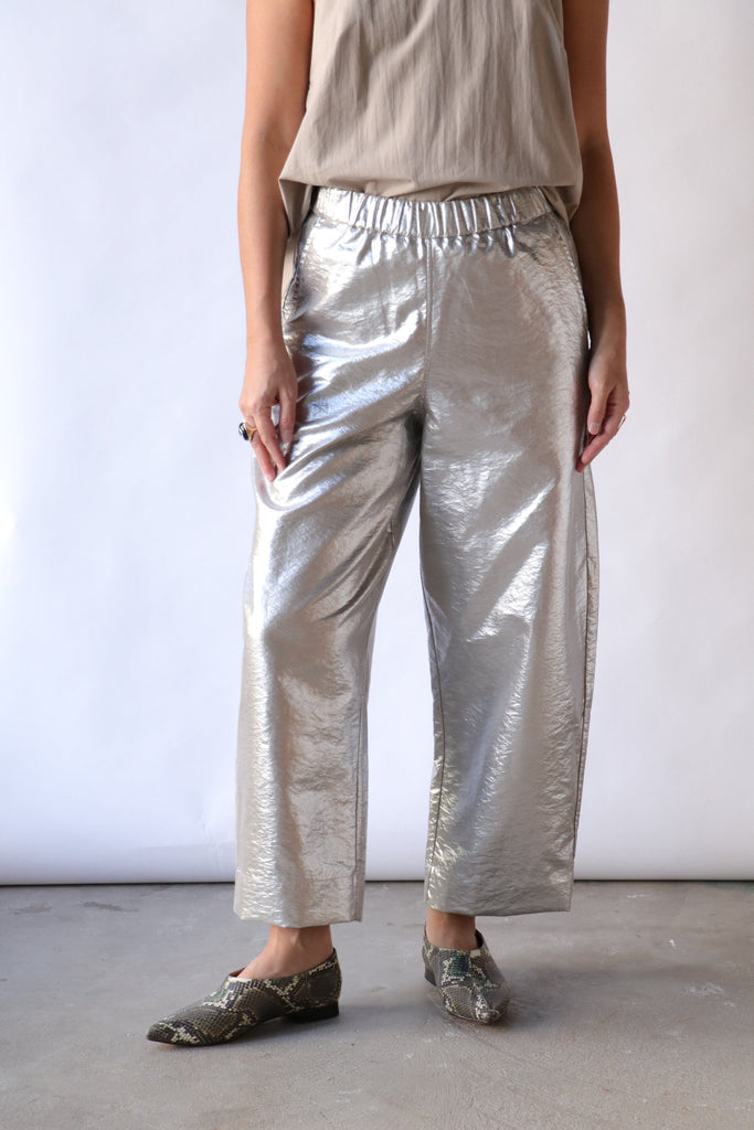 Fabiana Pigna Torme Pants in Silver Bottoms Fabiana Pigna 