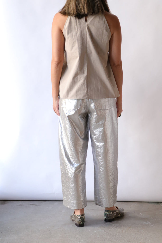 Fabiana Pigna Torme Pants in Silver Bottoms Fabiana Pigna 