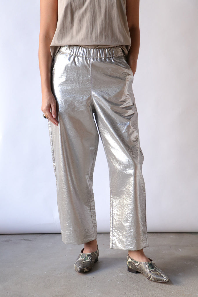 Fabiana Pigna Torme Pants in Silver Bottoms Fabiana Pigna 