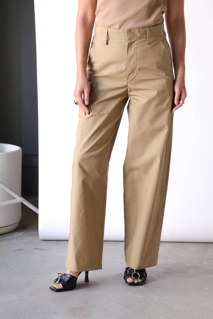 Gaucheere Pants in Beige Bottoms Gauchere 