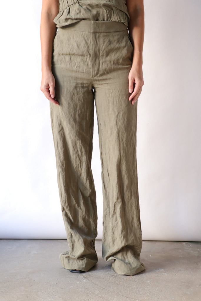 Gauchere Long Pants in Sage Bottoms Gauchere 