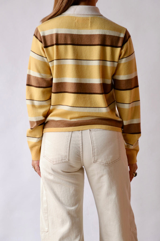 Guest in Residence Cropped Stripe Rugby in Sole Combo Knitwear Guest in Residence 