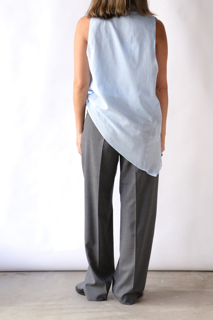 Hache Intersection Blouse in Light Blue tops-blouses Hache 