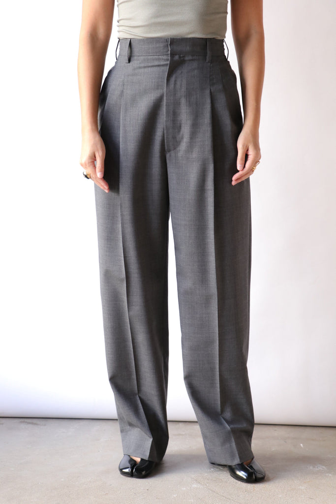 Hache Man Trouser in Grey Bottoms Hache 