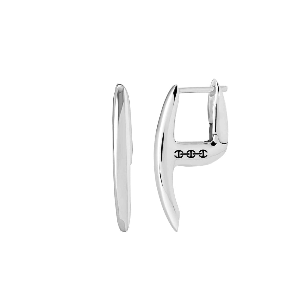 Hoorsenbuhs Mini Axe Earrings in Sterling Silver Jewelry Hoorsenbuhs 