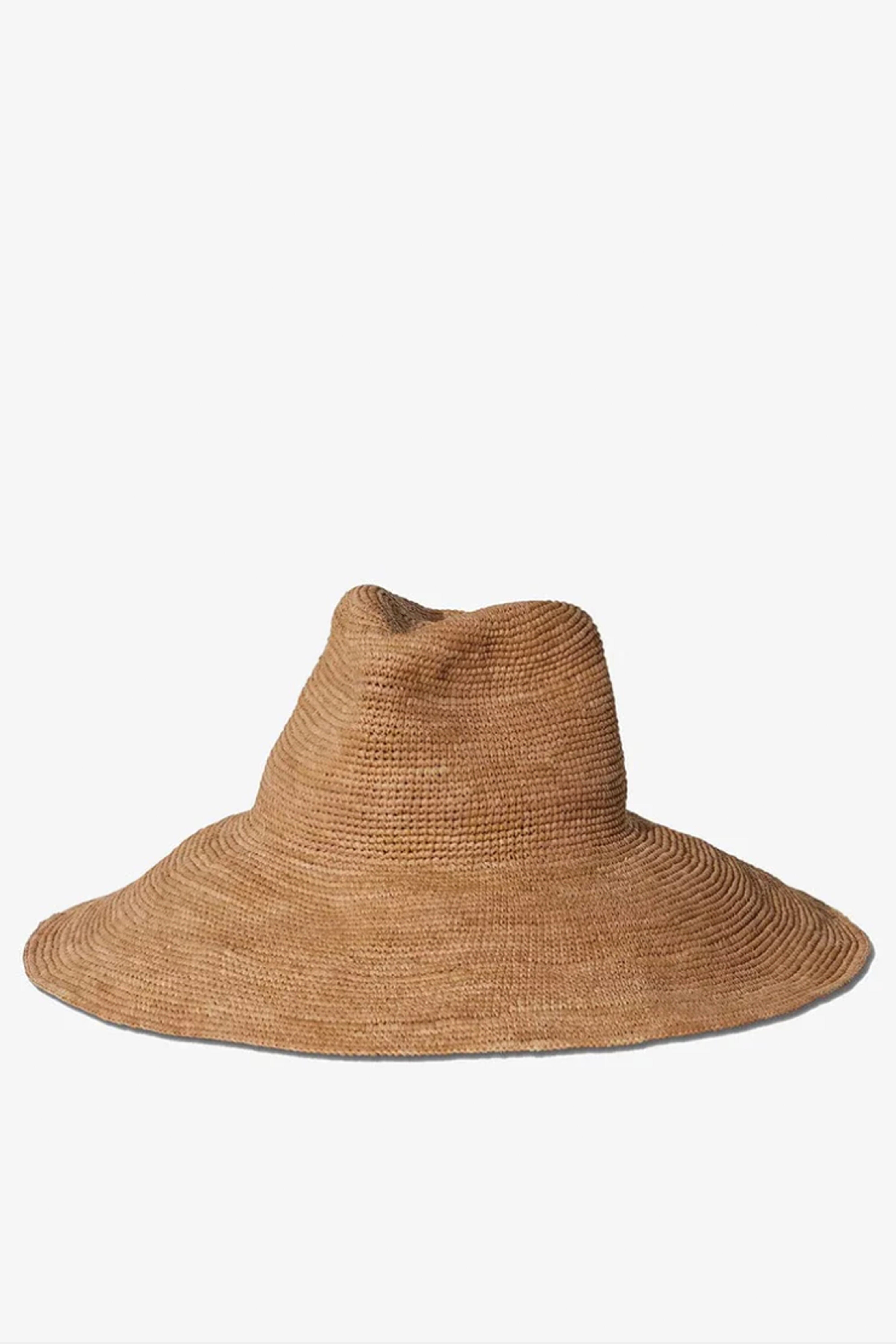 Janessa Leone Waverly Hat in Sand | WE ARE ICONIC