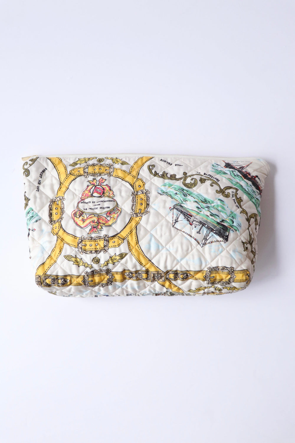 La Prestic Ouiston Soir Pouch in Mix Carte | WE ARE ICONIC