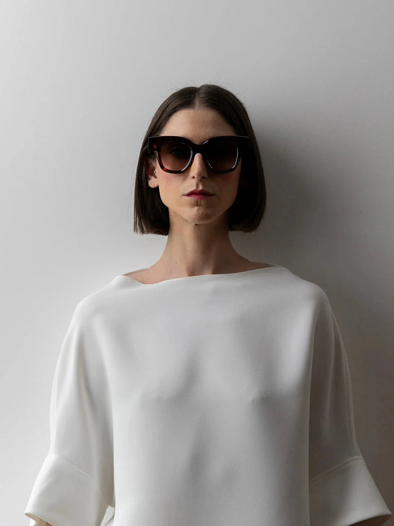 Lapima Helô Sunglasses in Havana Gradient Accessories Lapima 