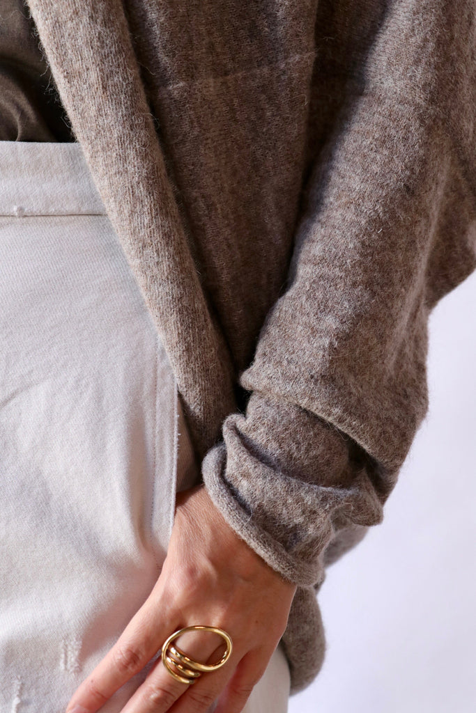 Lauren Manoogian Cocoon Top in Burl Knitwear Lauren Manoogian 