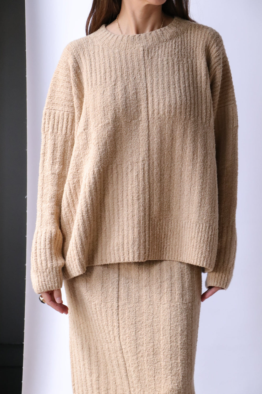 リラックスフィットのシルエットlauren manoogian PIMA cotton knit ...