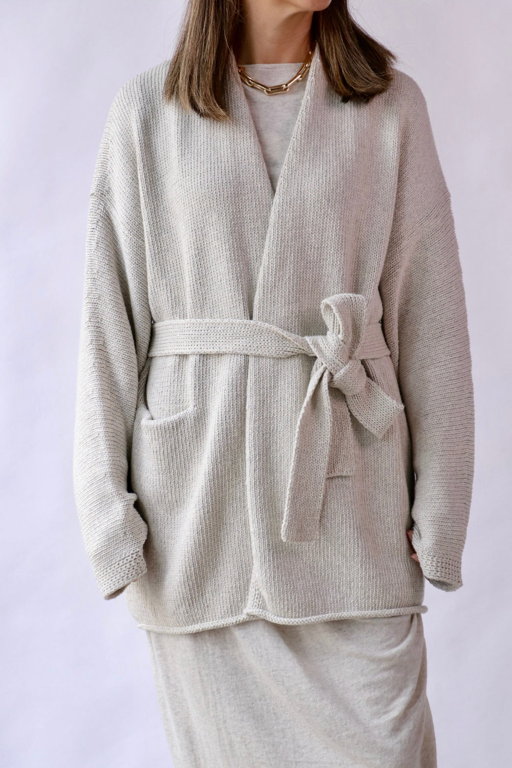 Lauren Manoogian Coto Cardigan in Marble WE ARE ICONIC