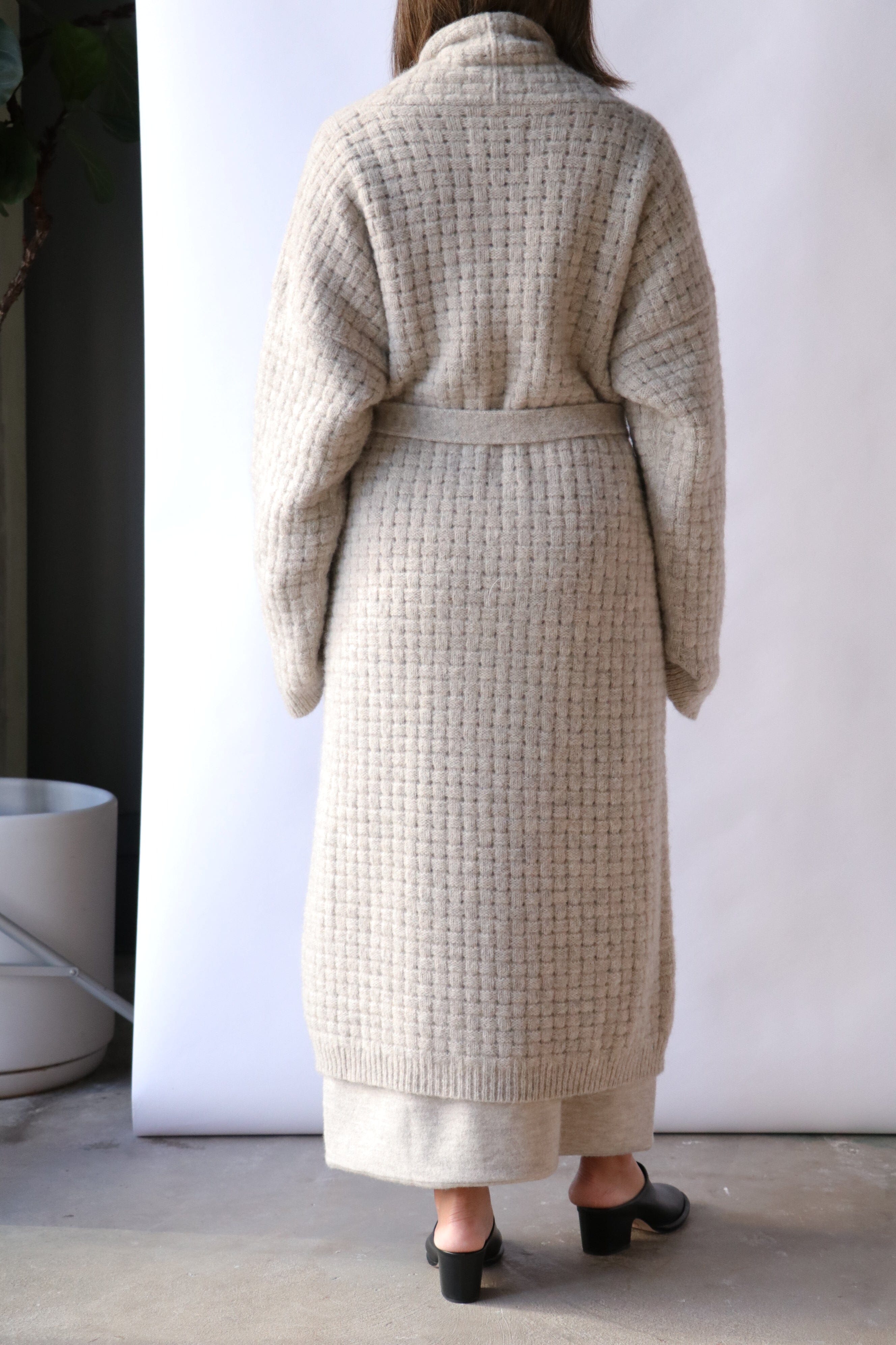 LAUREN MANOOGIAN ベージュ ロングコート・カーディガン LAUREN MANOOGIAN】DOPO KNIT COAT ベージュ