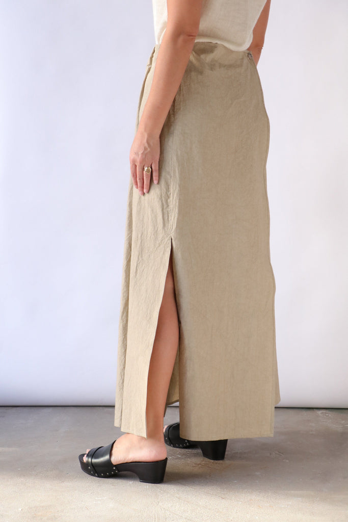 Lauren Manoogian Panel Skirt in Drab Bottoms Lauren Manoogian 