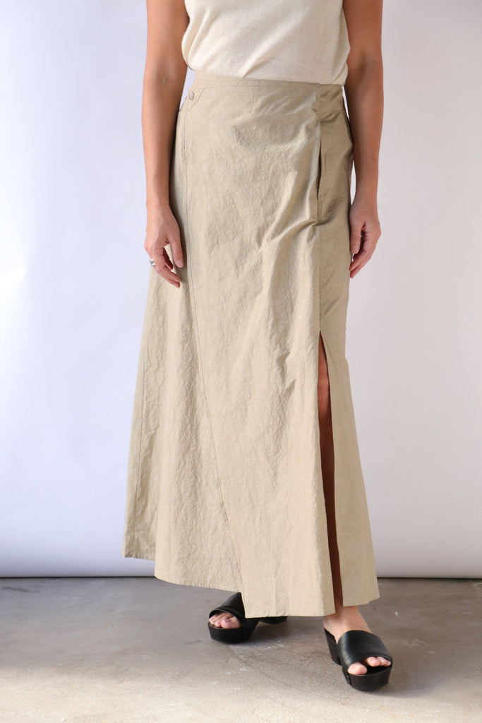 Lauren Manoogian Panel Skirt in Drab Bottoms Lauren Manoogian 