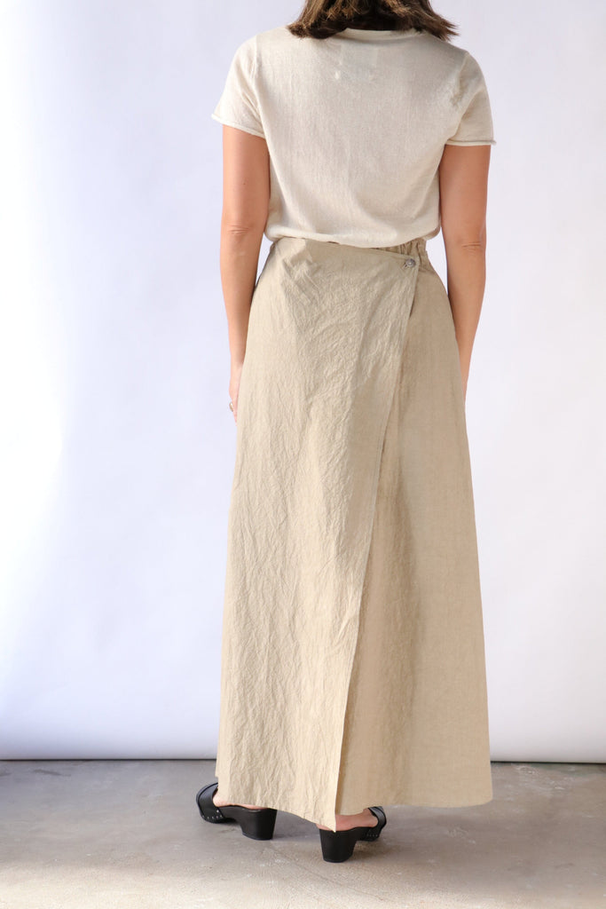 Lauren Manoogian Panel Skirt in Drab Bottoms Lauren Manoogian 