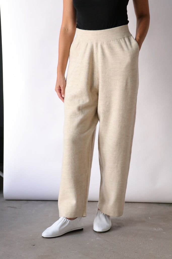 Lauren Manoogian Trouser in Ecru Bottoms Lauren Manoogian 