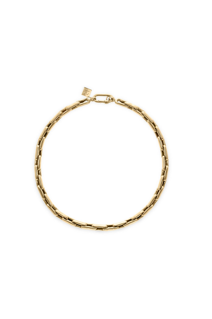 Lauren Rubinski Lauren Yellow Gold Extra Small Links Necklace Jewelry Lauren Rubinski 