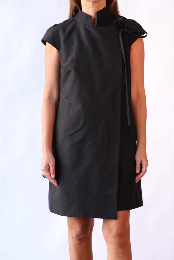 Lee Mathews Alberta Mini Dress in Black Dresses Lee Mathews 