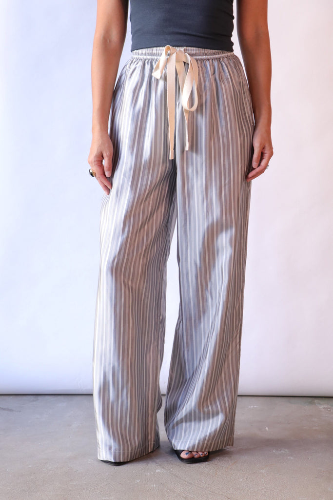 Lee Mathews Holladay Pant in Grey Bottoms Lee Mathews 