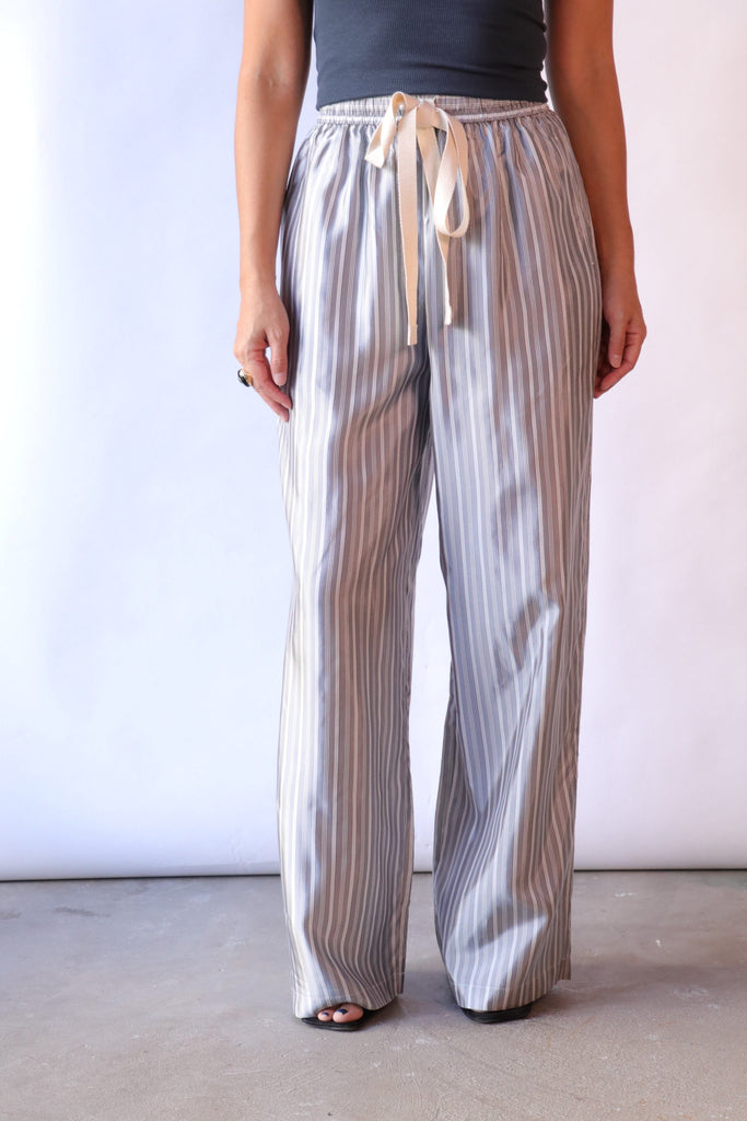 Lee Mathews Holladay Pant in Grey Bottoms Lee Mathews 