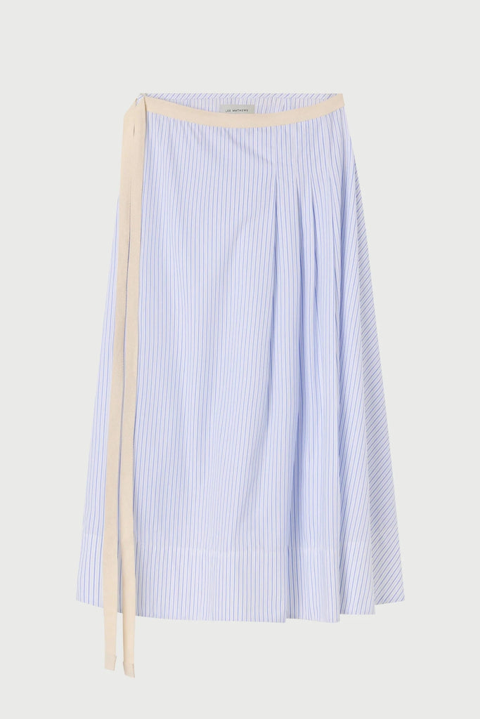 Lee Mathews Peggy Skirt in Sky Bottoms Lee Mathews 